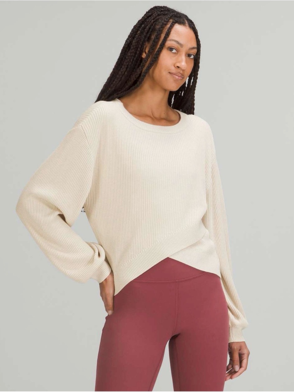 Lululemon Reversible Crossover Sweater